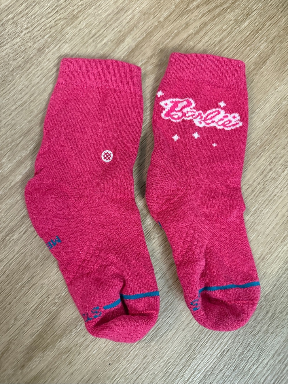 Brand New Kids Stance Barbie Crew Socks Size Medium